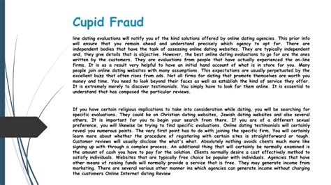 cupid fraud - Cupidfraud .